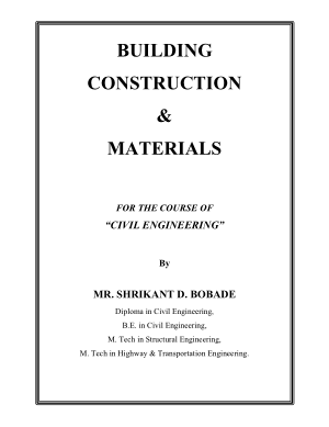 Building construction& Materials_shrikant d